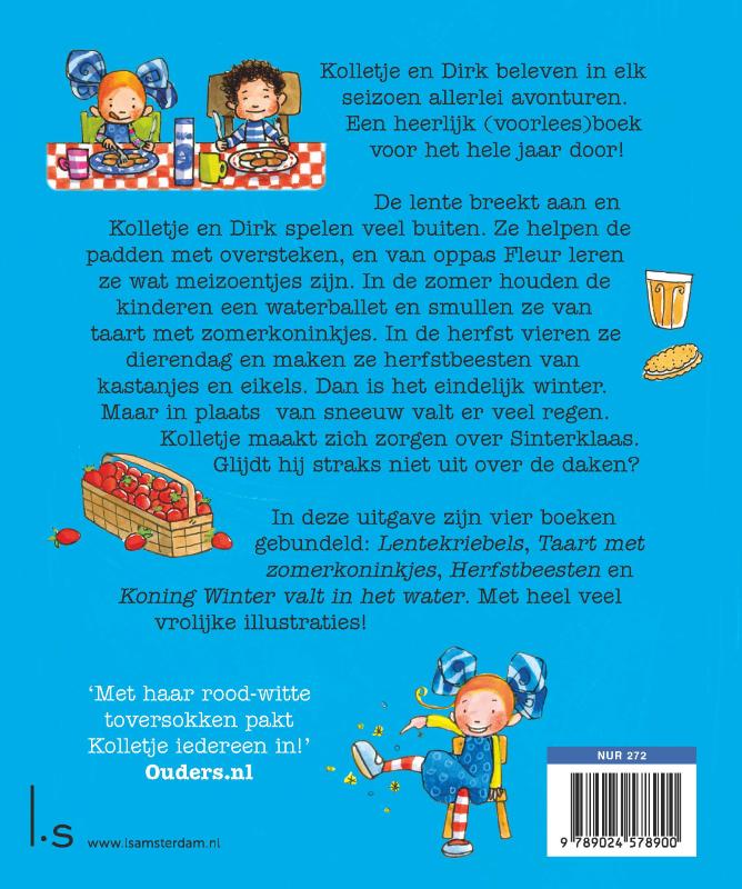 Achterkant van Een jaar lang toveren met Kolletje & Dirk