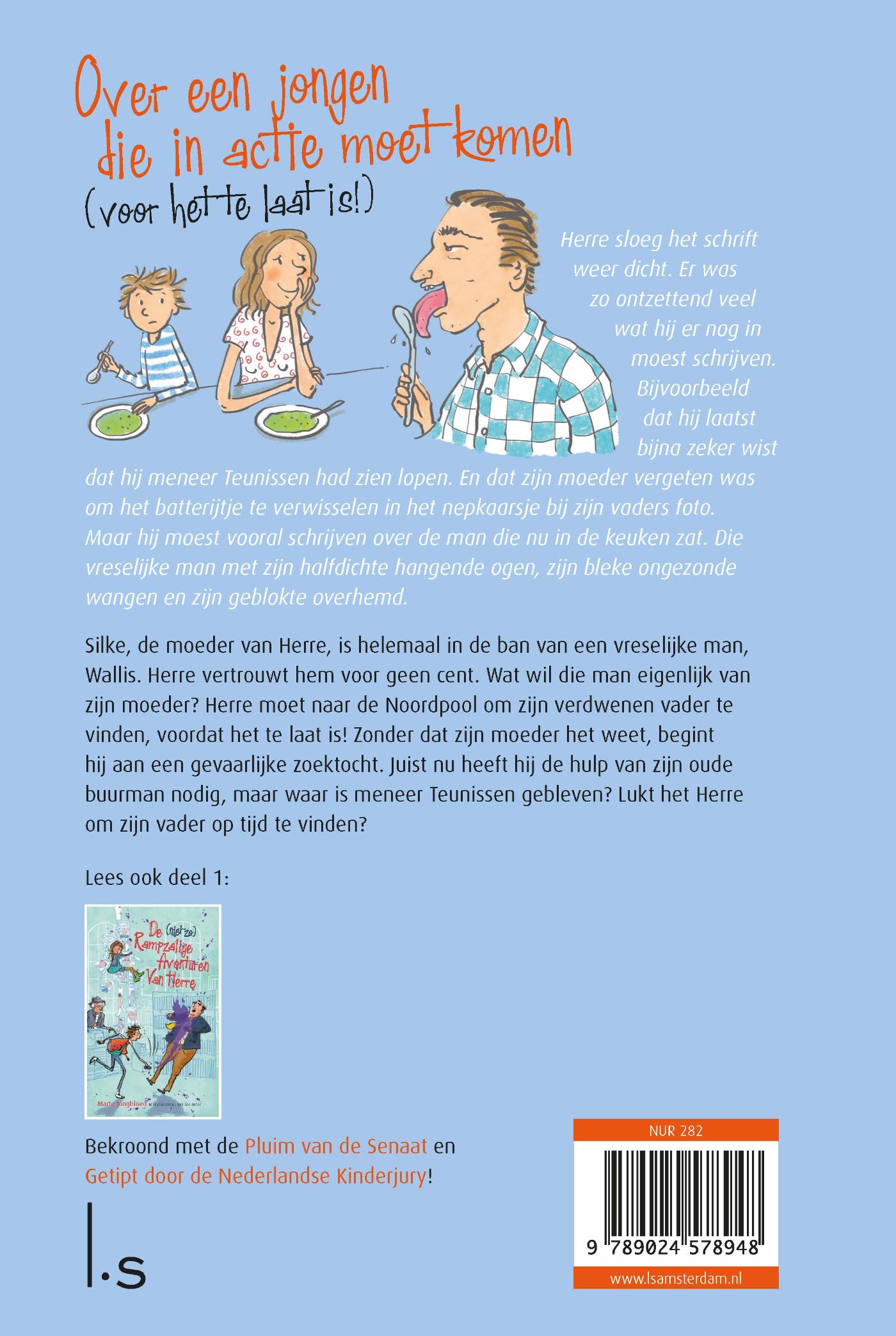 Achterkant van De (nogal) ijzingwekkende zoektocht van Herre
