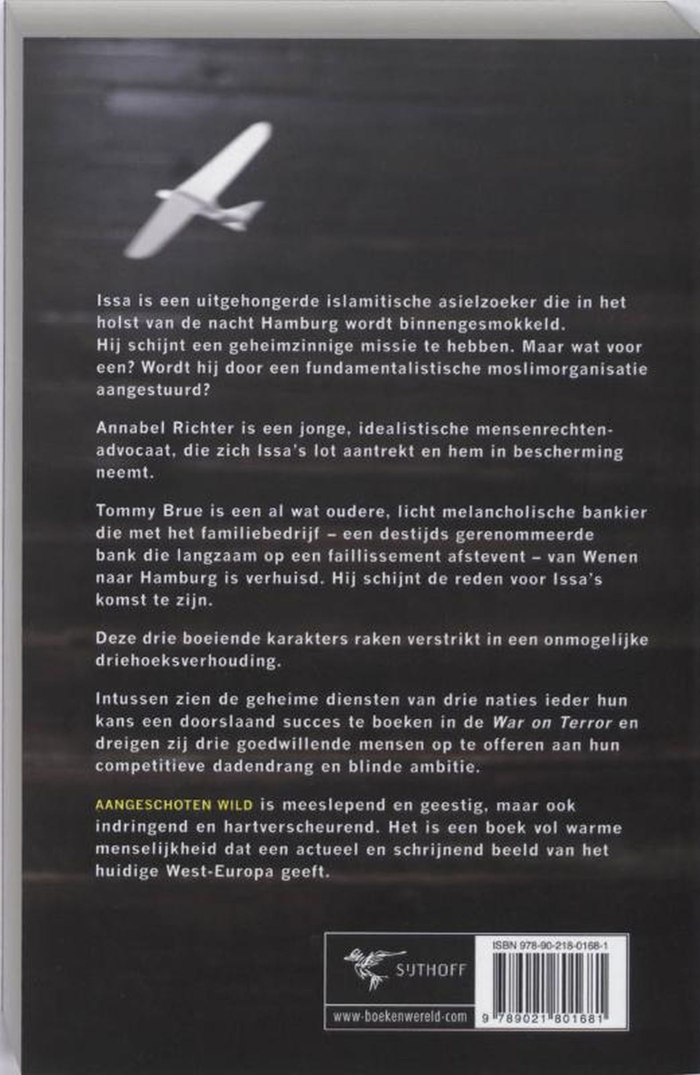 Achterkant van Aangeschoten wild