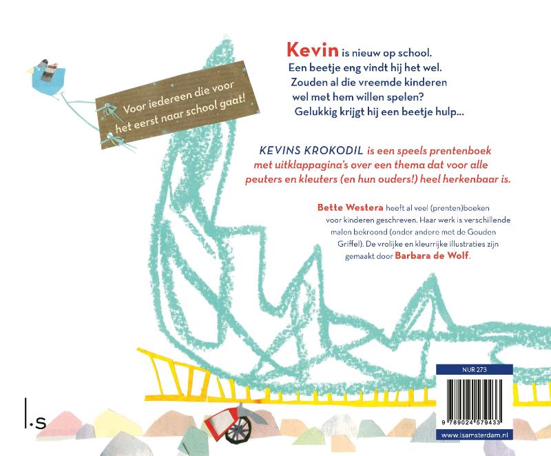 Achterkant van Kevins krokodil