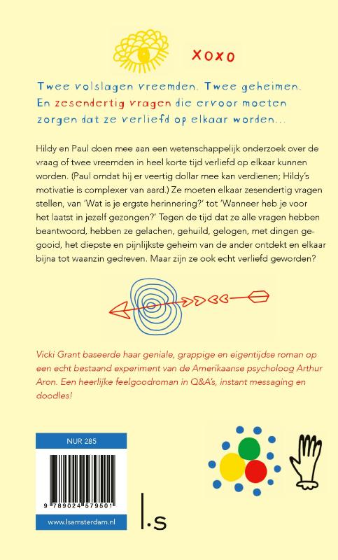 Achterkant van 36 vragen waardoor ik anders naar jou ben gaan kijken
