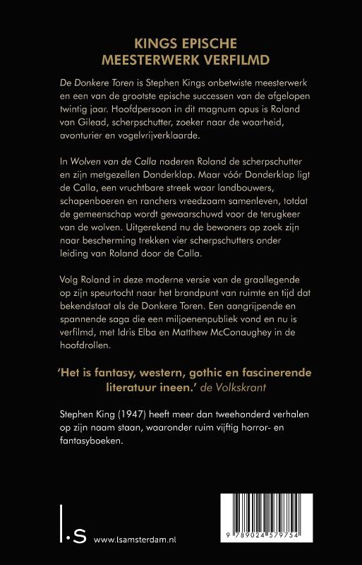 Achterkant van Wolven van de Calla