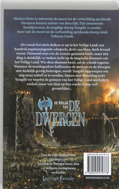 Achterkant van De wraak van de dwergen