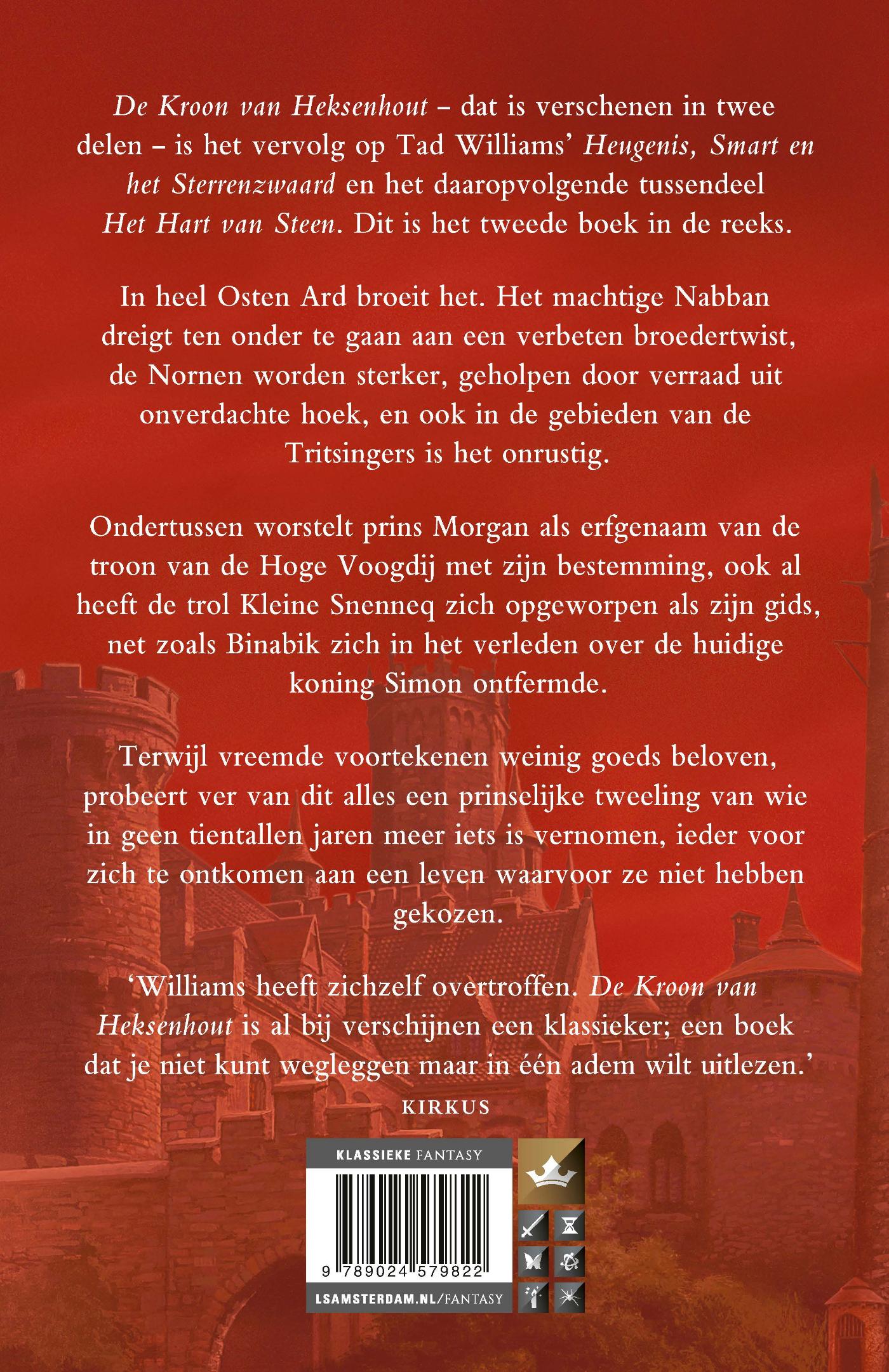 Achterkant van De kroon van heksenhout