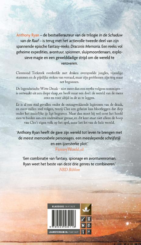 Achterkant van Het legioen van vlammen