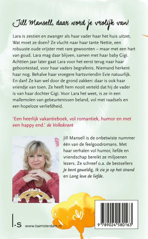 Achterkant van Vlinders voor altijd