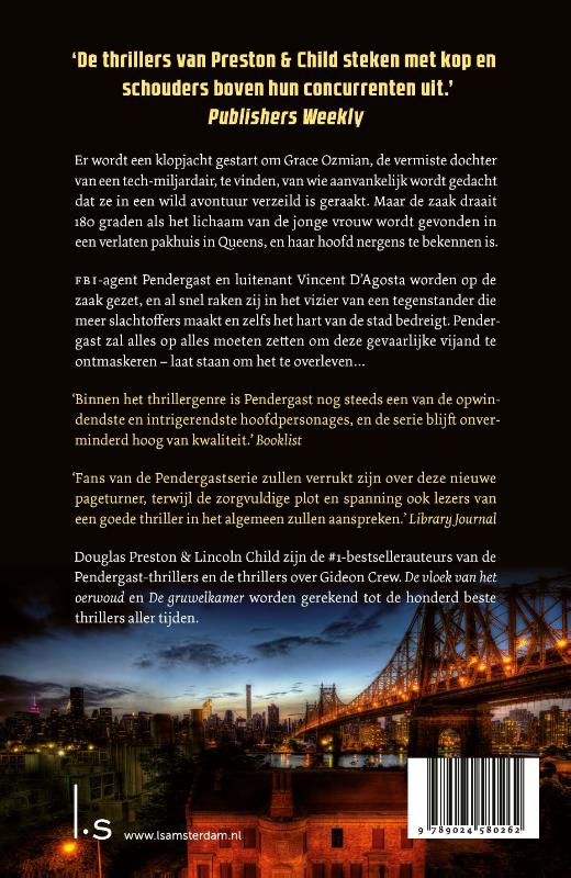 Achterkant van Stad van de eeuwige nacht