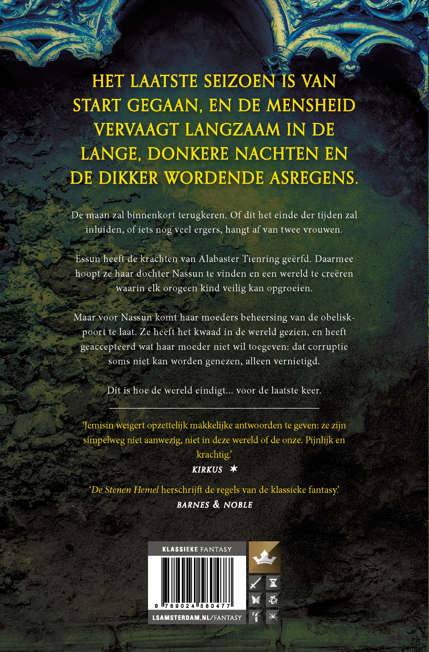 Achterkant van De Stenen Hemel