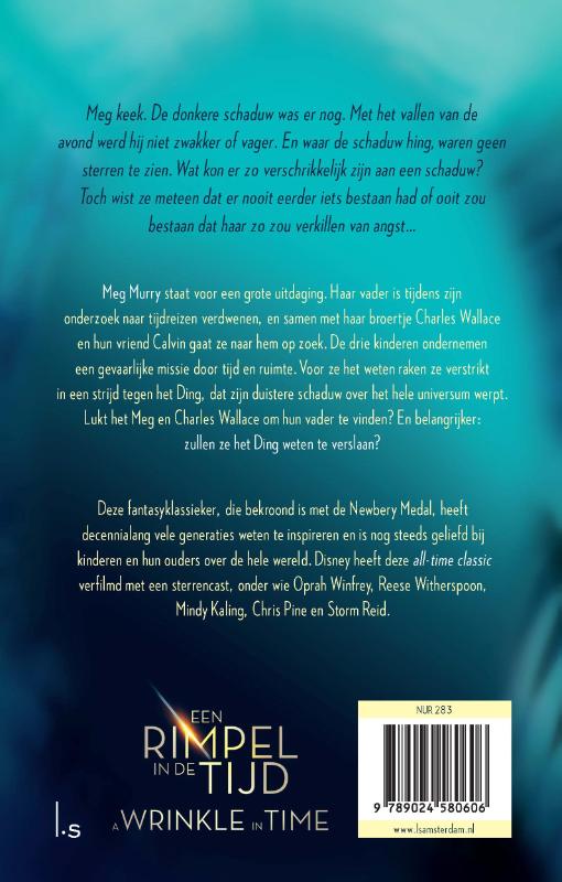 Achterkant van Een rimpel in de tijd