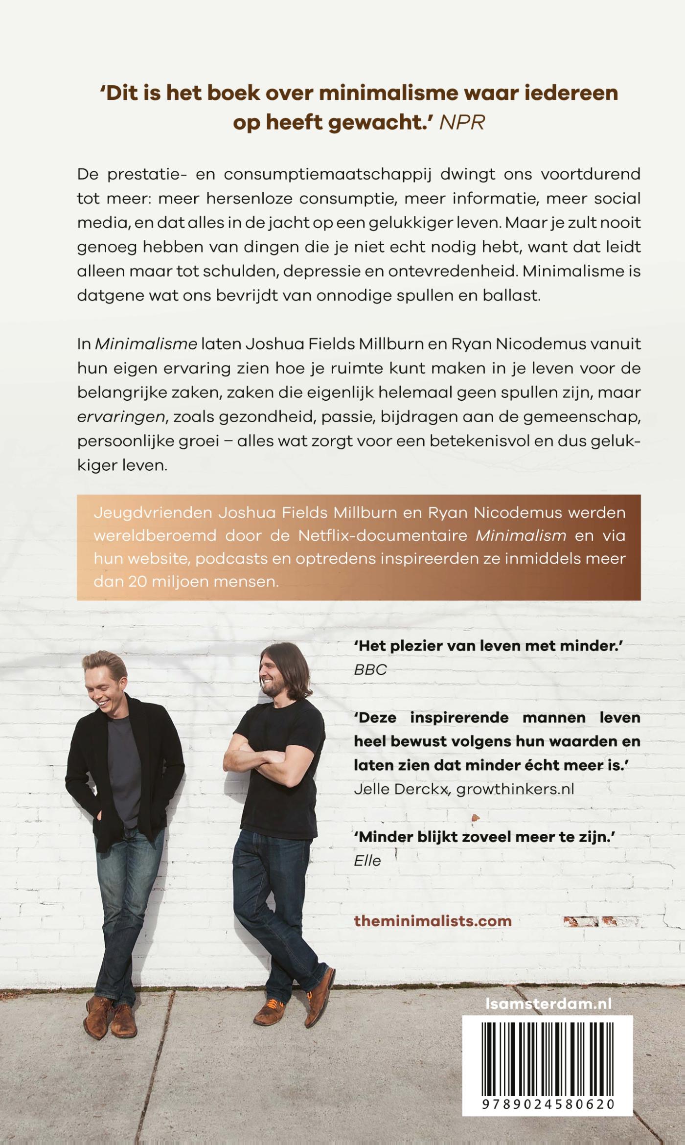 Achterkant van Minimalisme