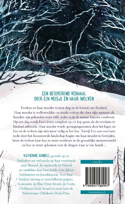 Achterkant van Feo en de wolven