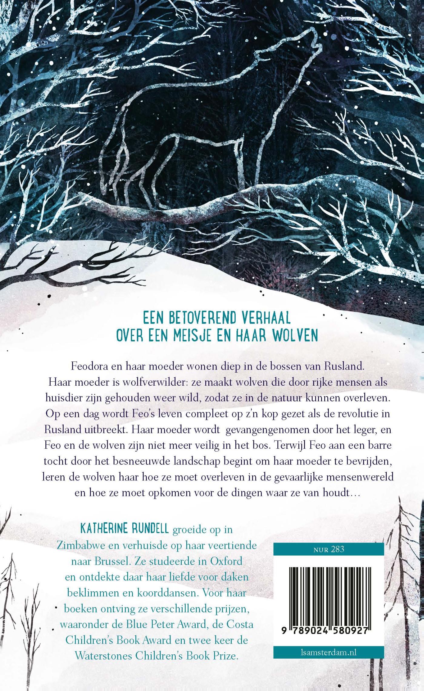 Achterkant van Feo en de wolven
