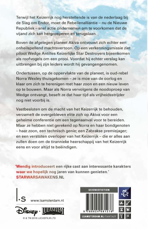 Achterkant van Star Wars: Aftermath