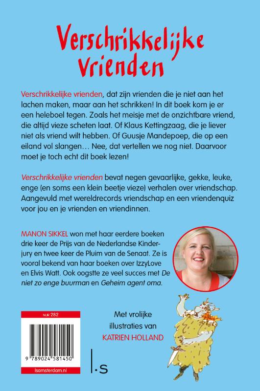 Achterkant van Verschrikkelijke vrienden