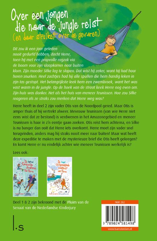 Achterkant van De (zeer) bloedstollende expeditie van Herre