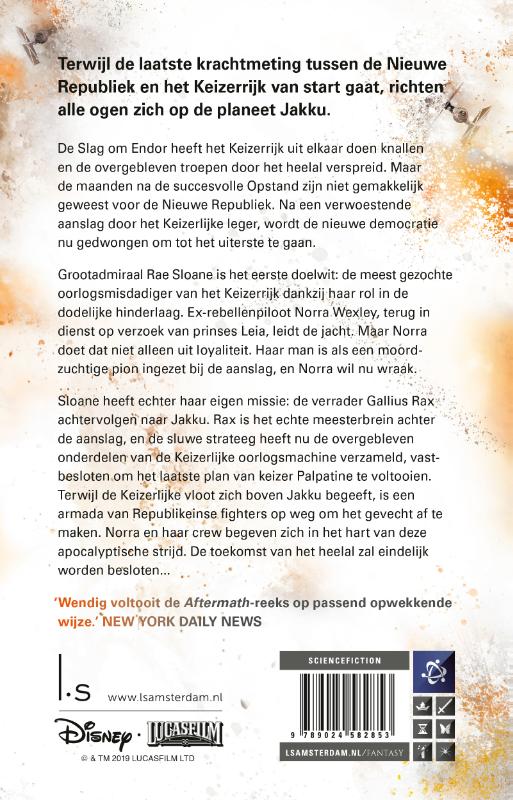Achterkant van Star Wars: Aftermath: De Val van het Keizerrijk
