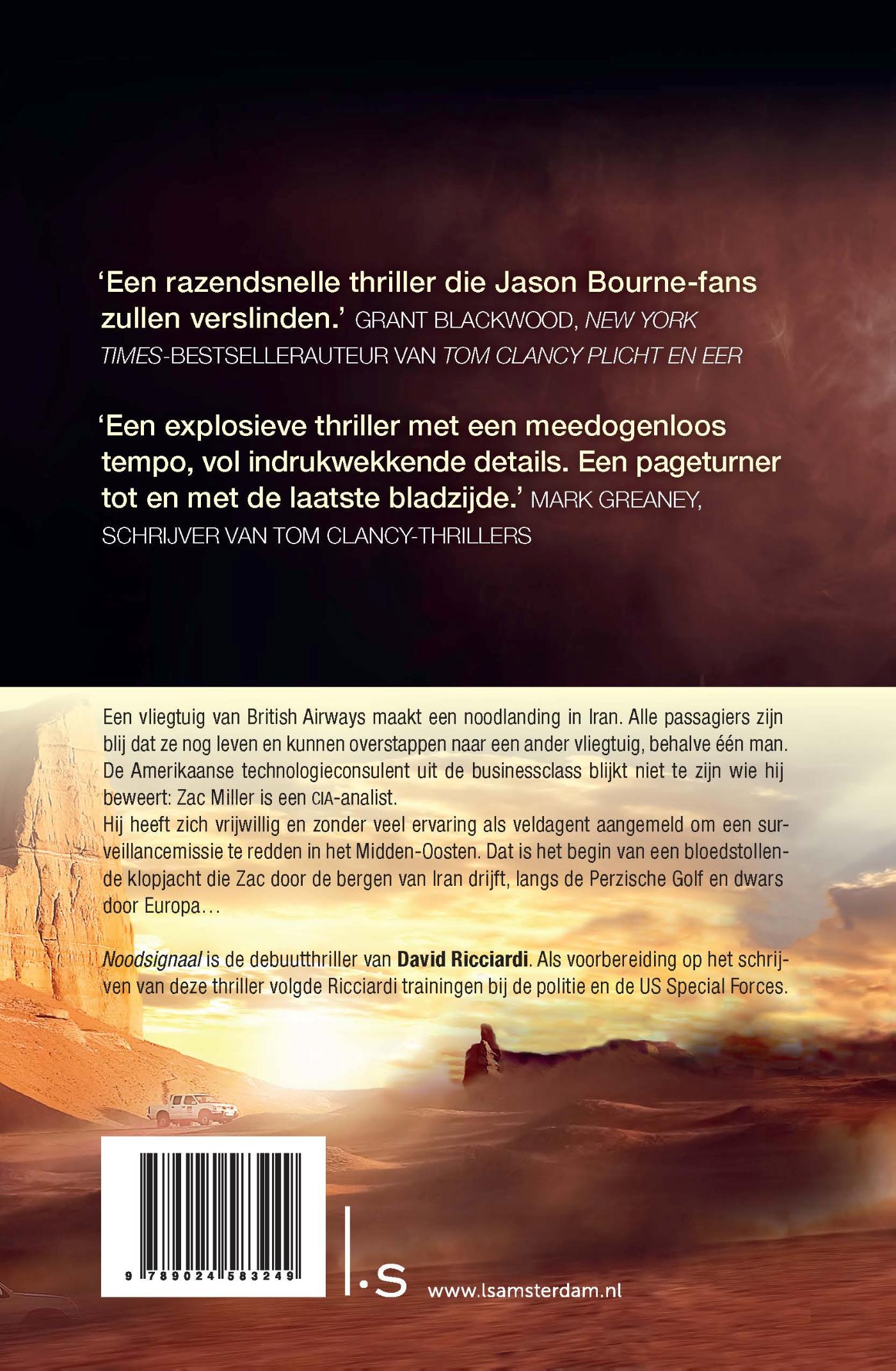 Achterkant van Noodsignaal