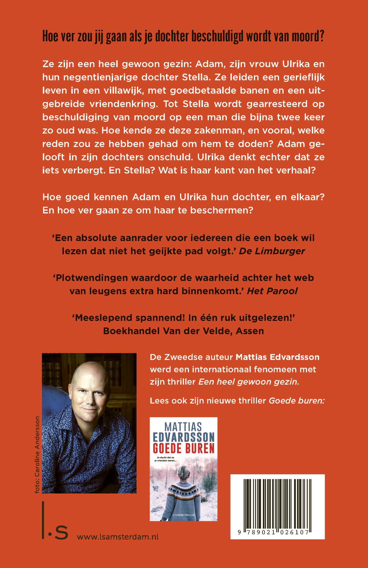 Achterkant van Een heel gewoon gezin
