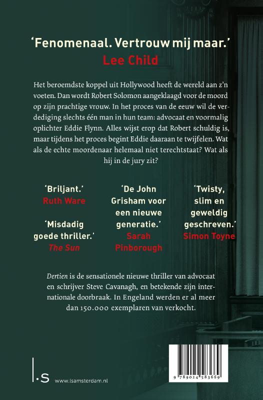 Achterkant van Dertien