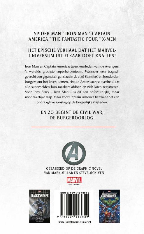 Achterkant van Civil War