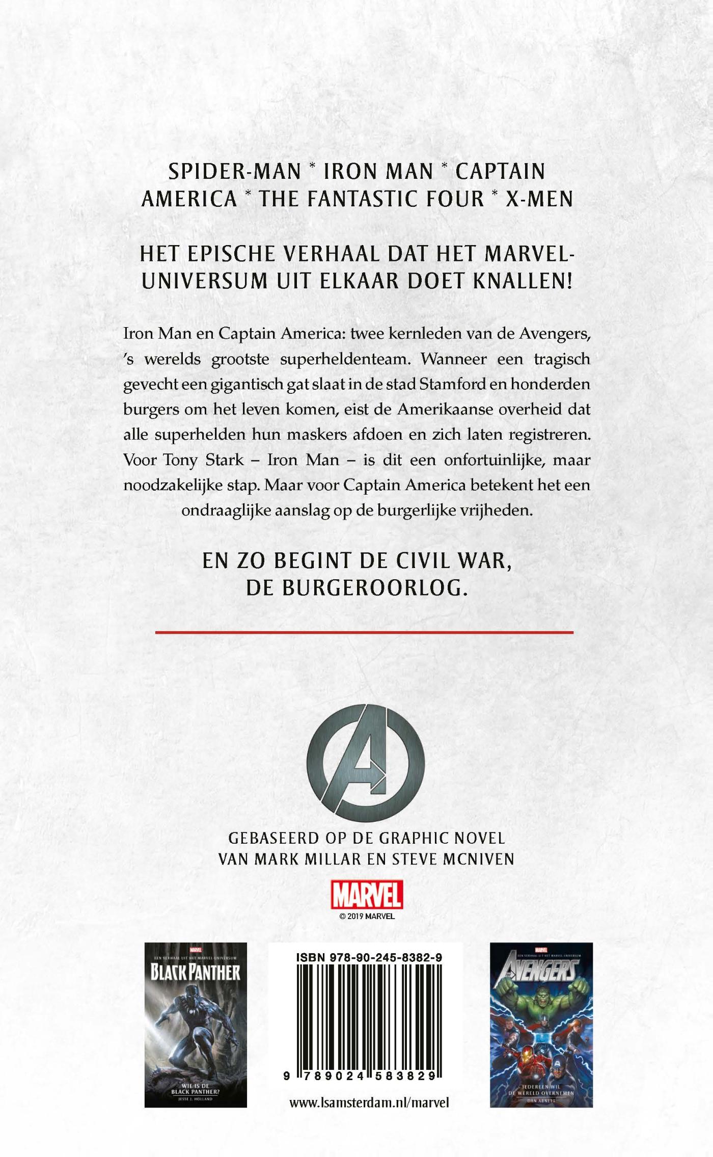 Achterkant van Civil War