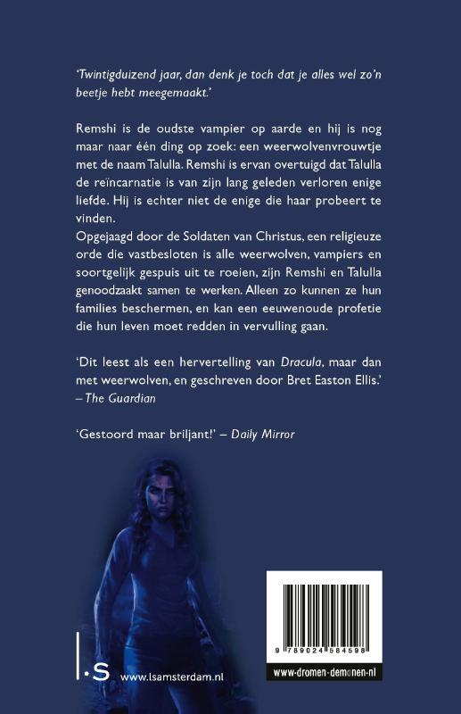 Achterkant van Het Bloed van de Weerwolf