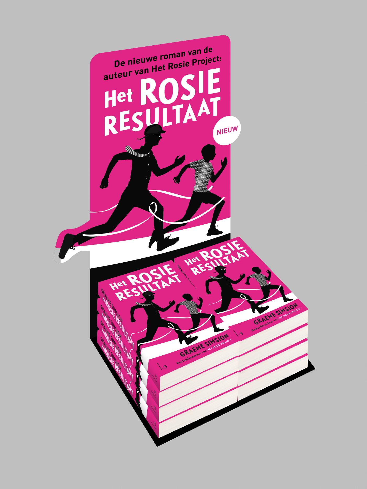 Achterkant van Het Rosie Resultaat (Backcard + 8 ex.+ POS)