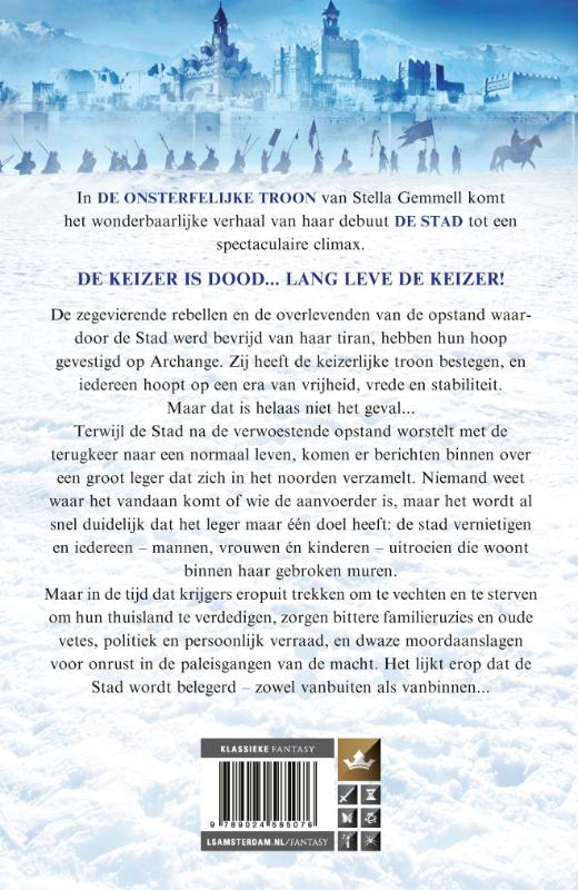 Achterkant van De Onsterfelijke Troon