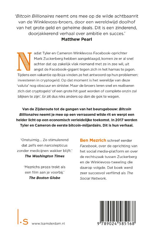 Achterkant van Bitcoin Billionaires