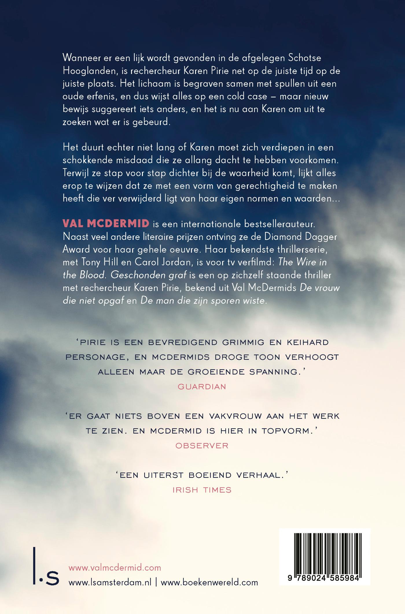 Achterkant van Geschonden graf