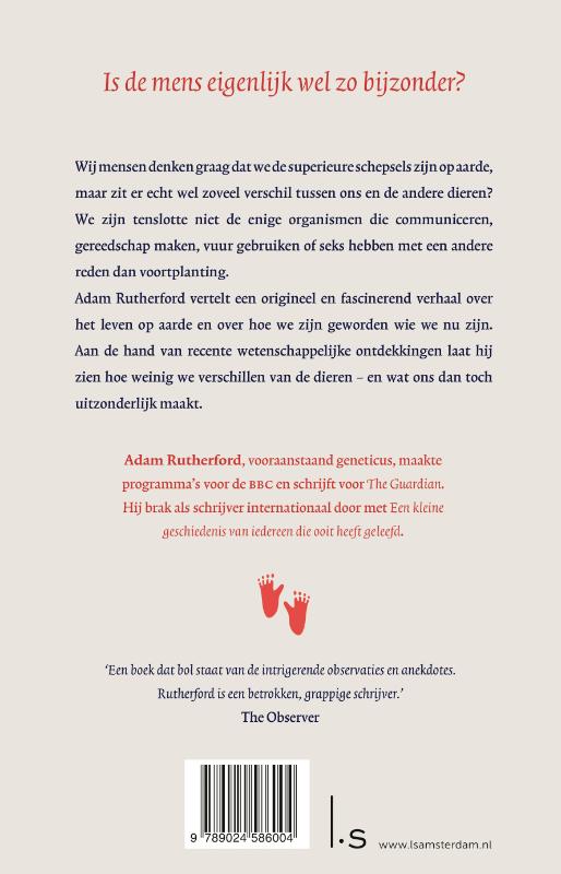 Achterkant van Het boek over de mensheid