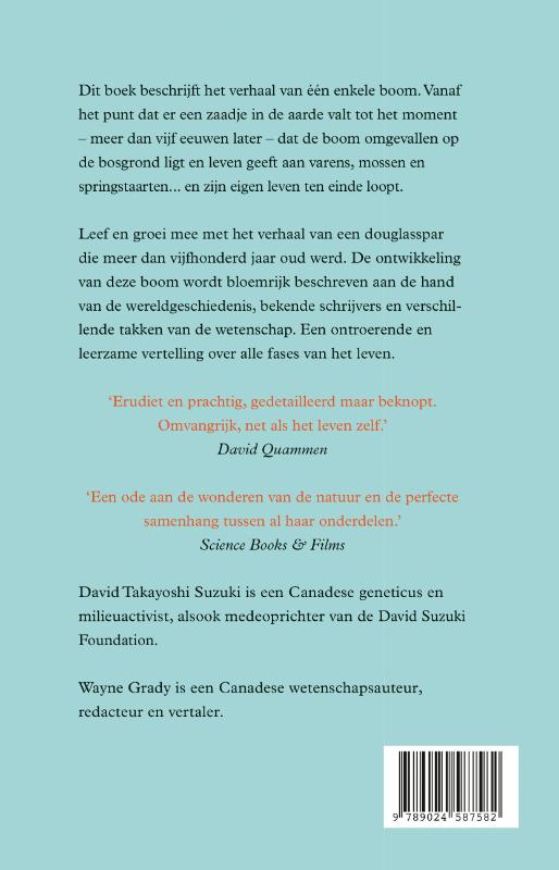 Achterkant van Het levensverhaal van De Boom