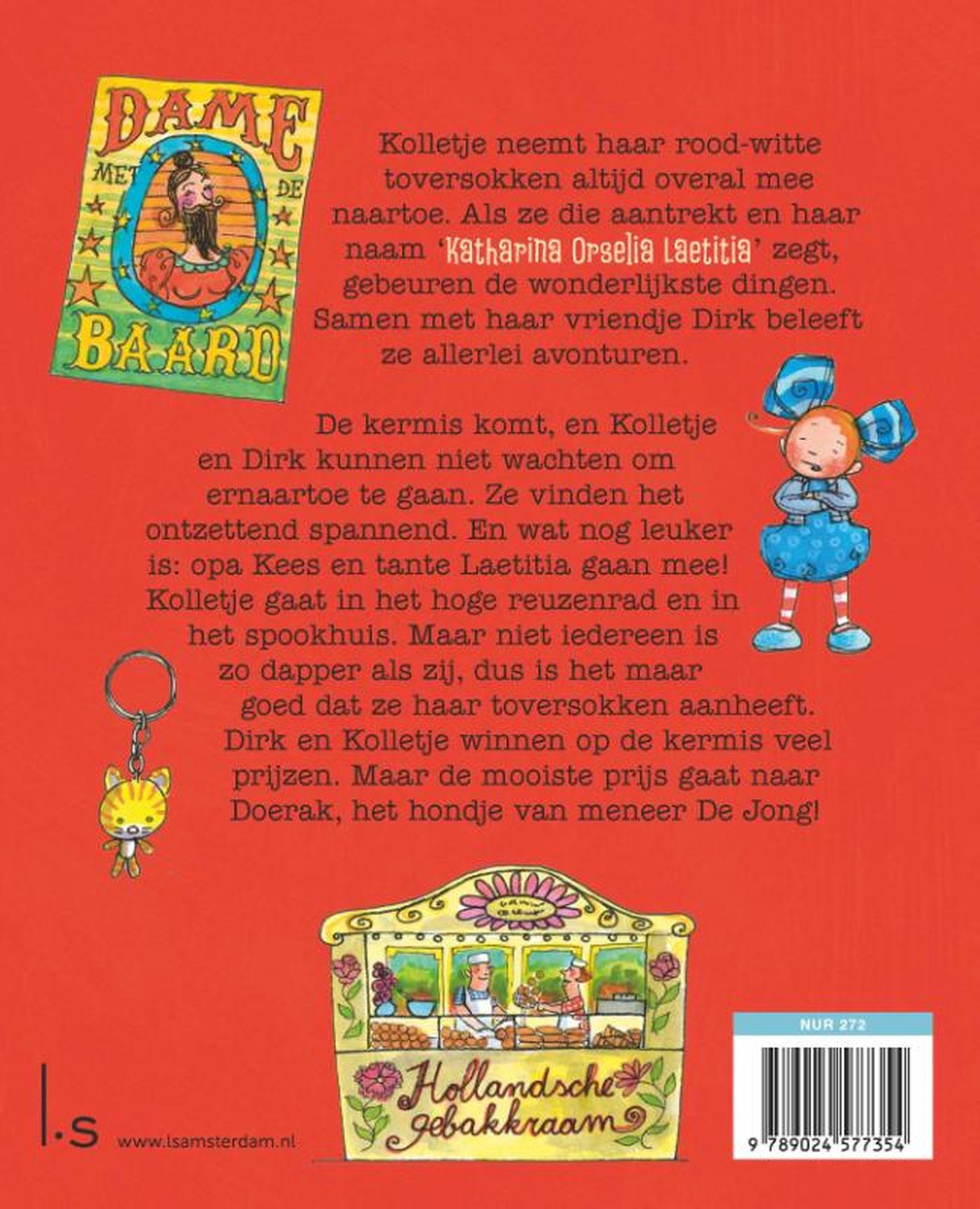 Achterkant van Naar de kermis