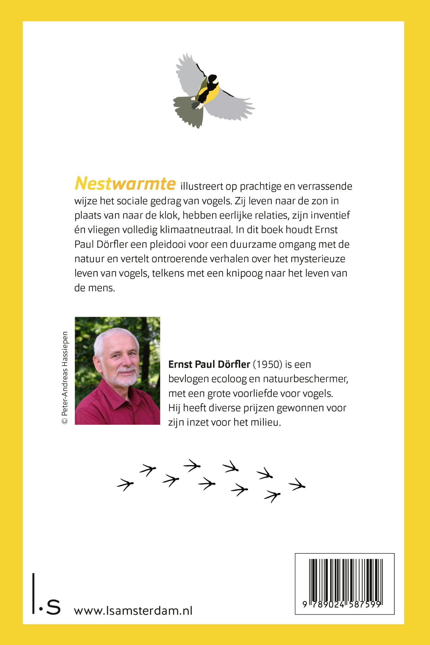 Achterkant van Nestwarmte