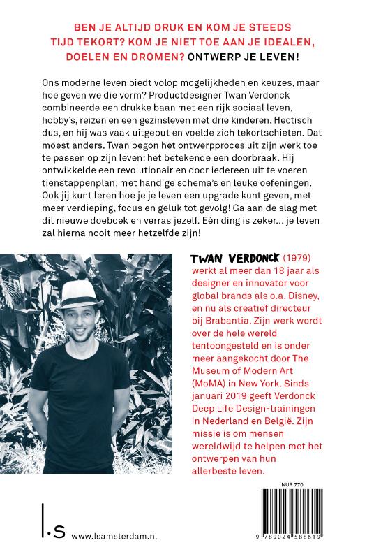 Achterkant van Ontwerp je leven