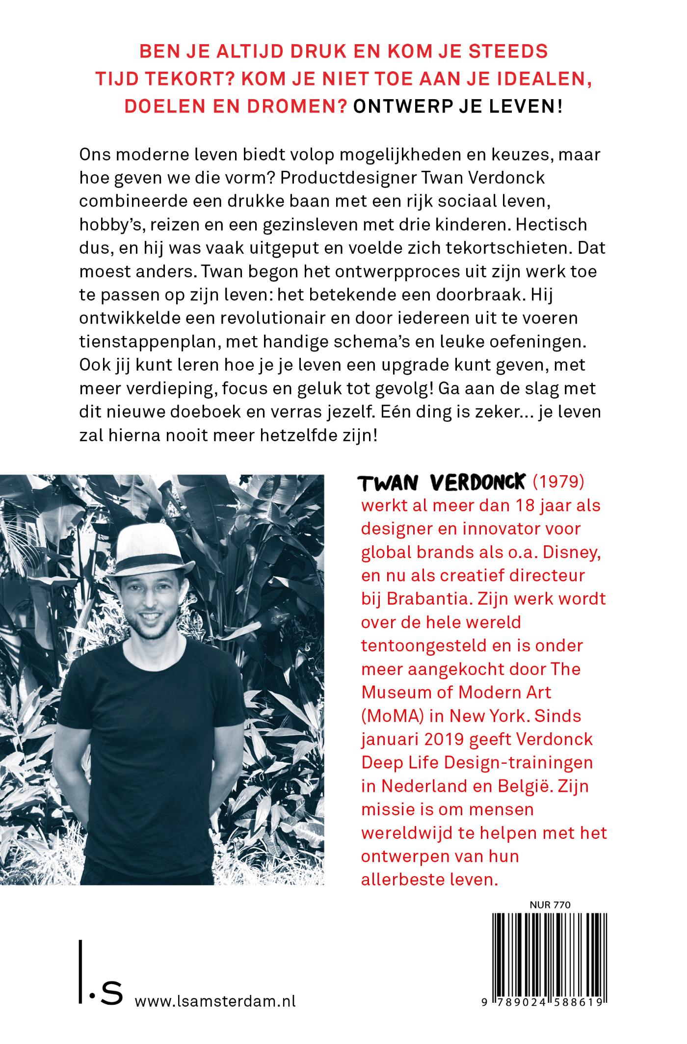 Achterkant van Ontwerp je leven