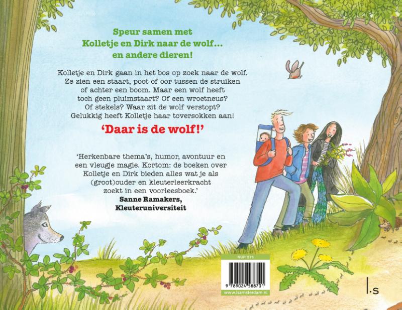 Achterkant van Daar is de wolf