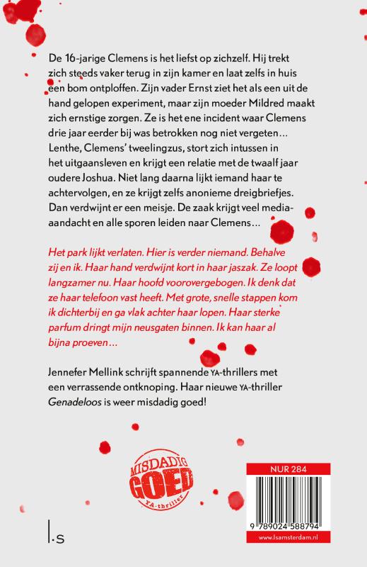 Achterkant van Genadeloos