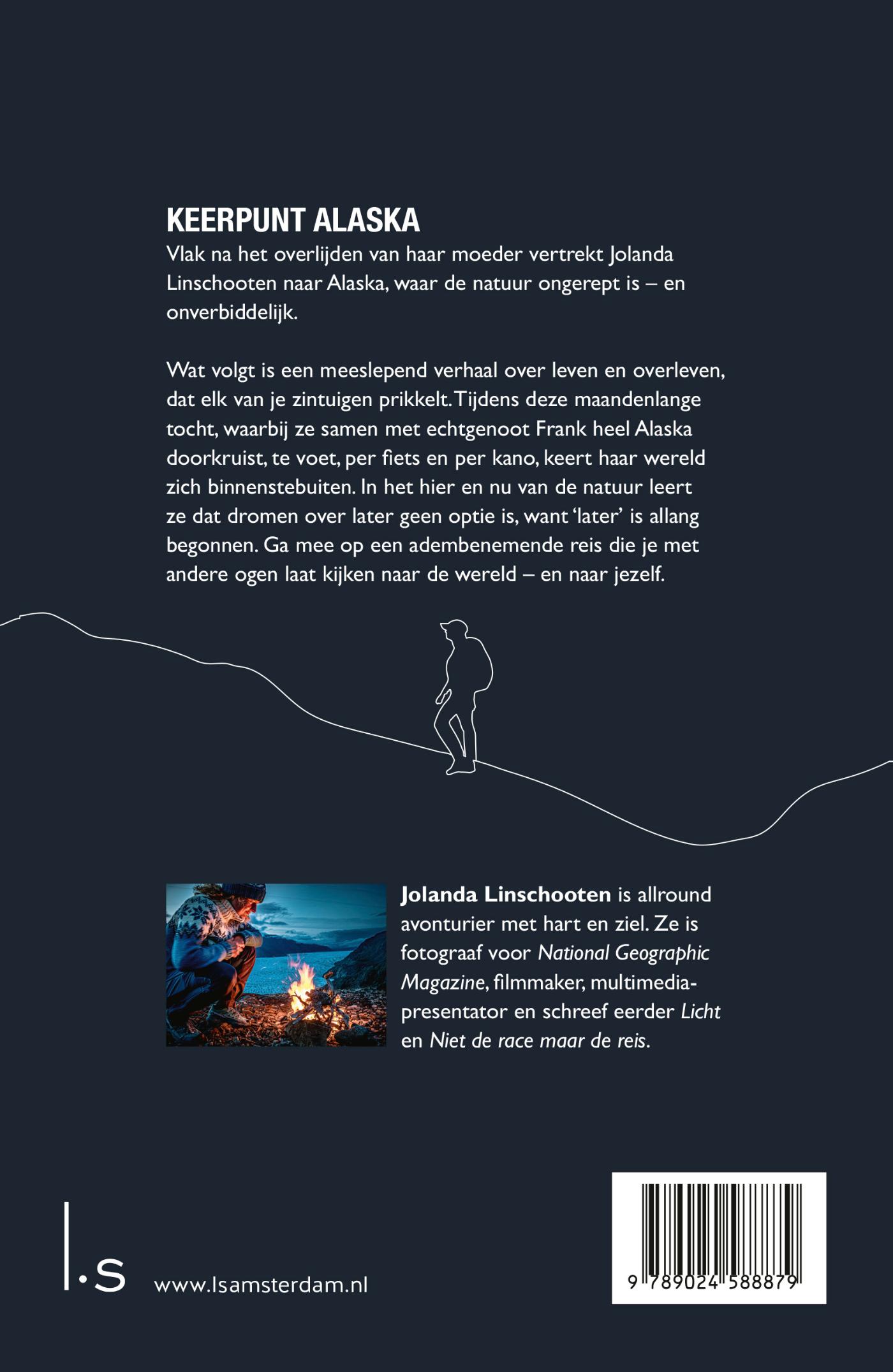 Achterkant van Keerpunt Alaska
