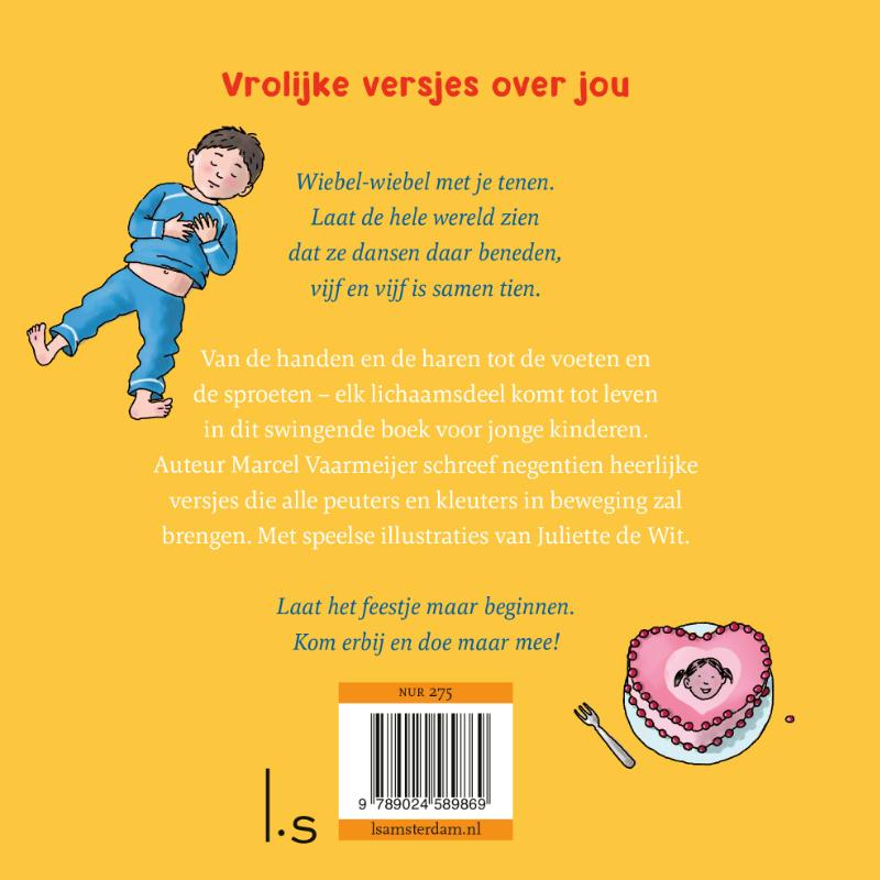 Achterkant van Handjes in de lucht