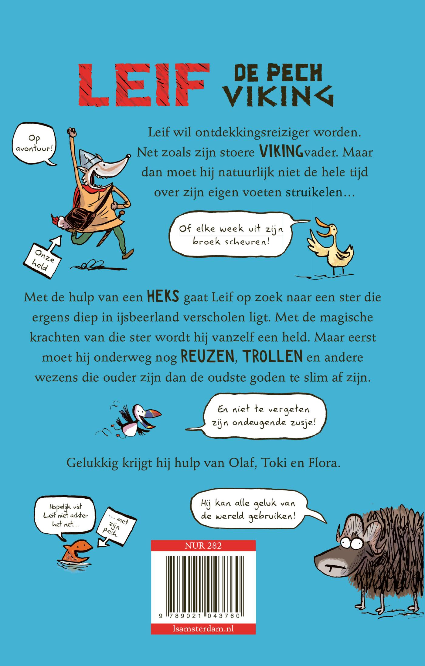 Achterkant van De saga van de vallende ster