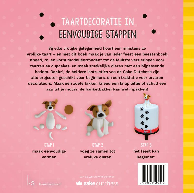 Achterkant van Taarttoppers voor feestbeesten