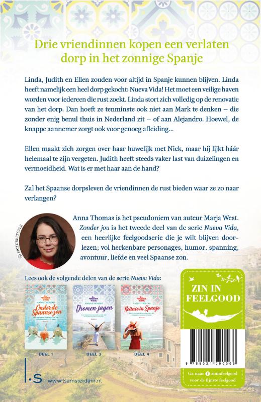Achterkant van Zonder jou
