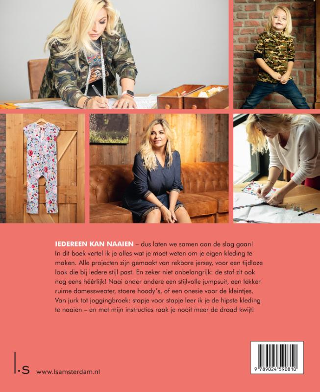Achterkant van Naaien@Home met Bobbi Eden