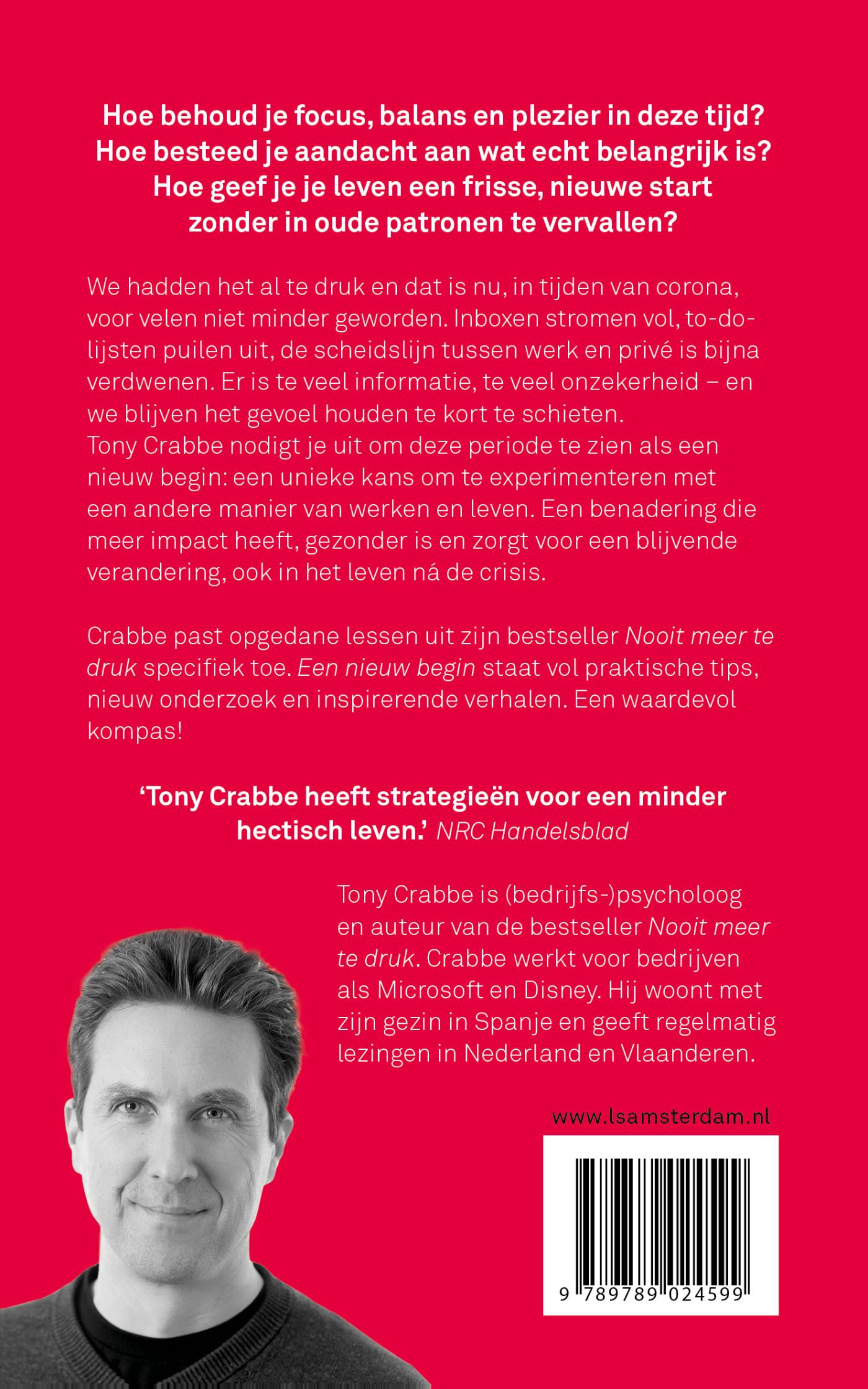 Achterkant van Een nieuw begin