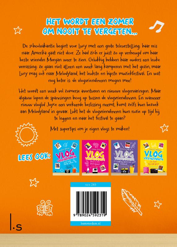Achterkant van Festivalkoorts - Dag school, hallo vakantie