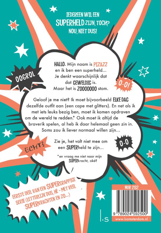 Achterkant van Pizazz