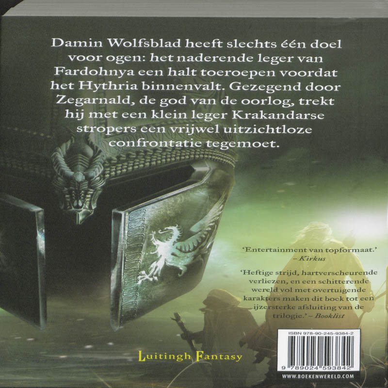 Achterkant van Wolfsblad voor altijd