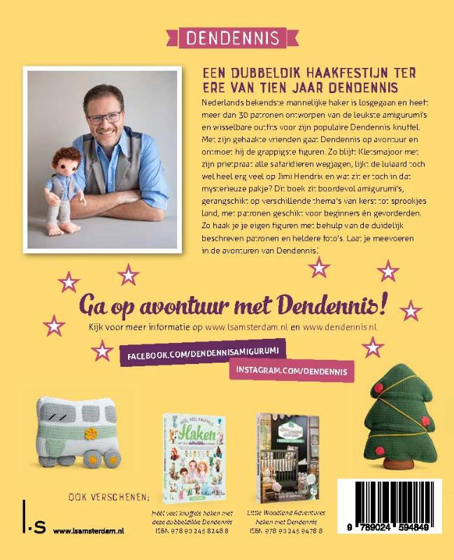 Achterkant van Heel veel avonturen met Dendennis haken