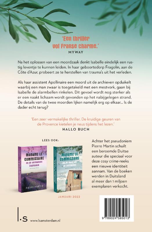 Achterkant van Madame le Commissaire en de uitgestelde wraak
